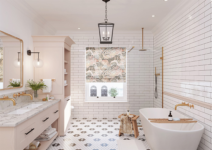 Maggie, Blush - Twist&Fit Roman Blind - Image 9